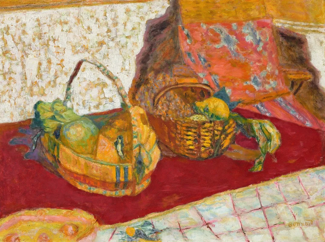 Deux Corbeilles De Fruits Wall Art by Pierre Bonnard - High-Resolution Digital Print