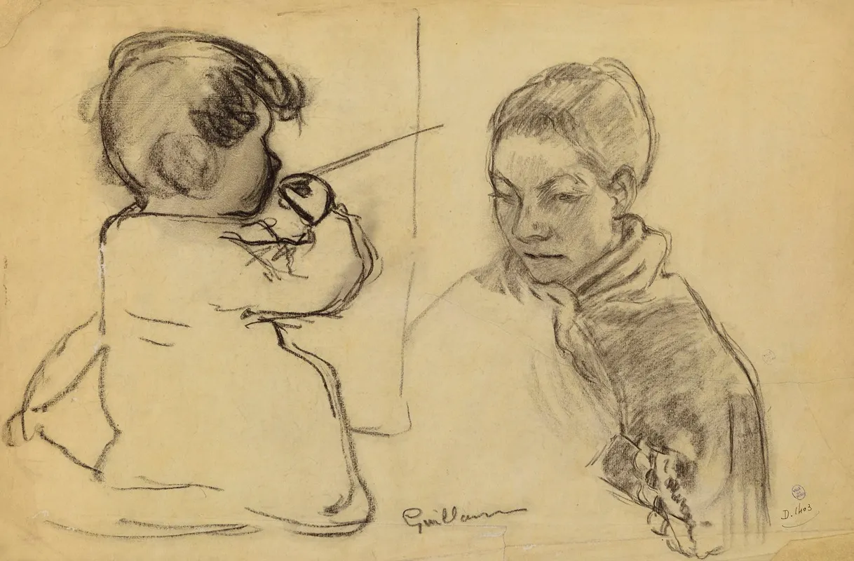 Deux Etudes De Tete