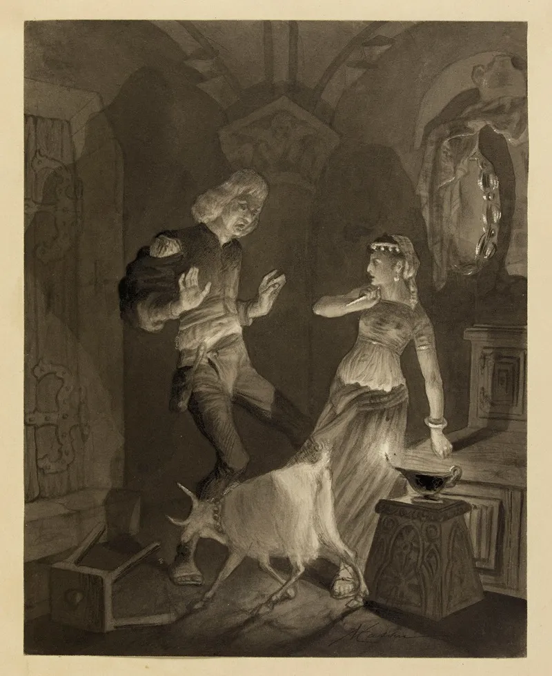Deux Luronnes Wall Art by Victor Masson - High-Resolution Digital Print