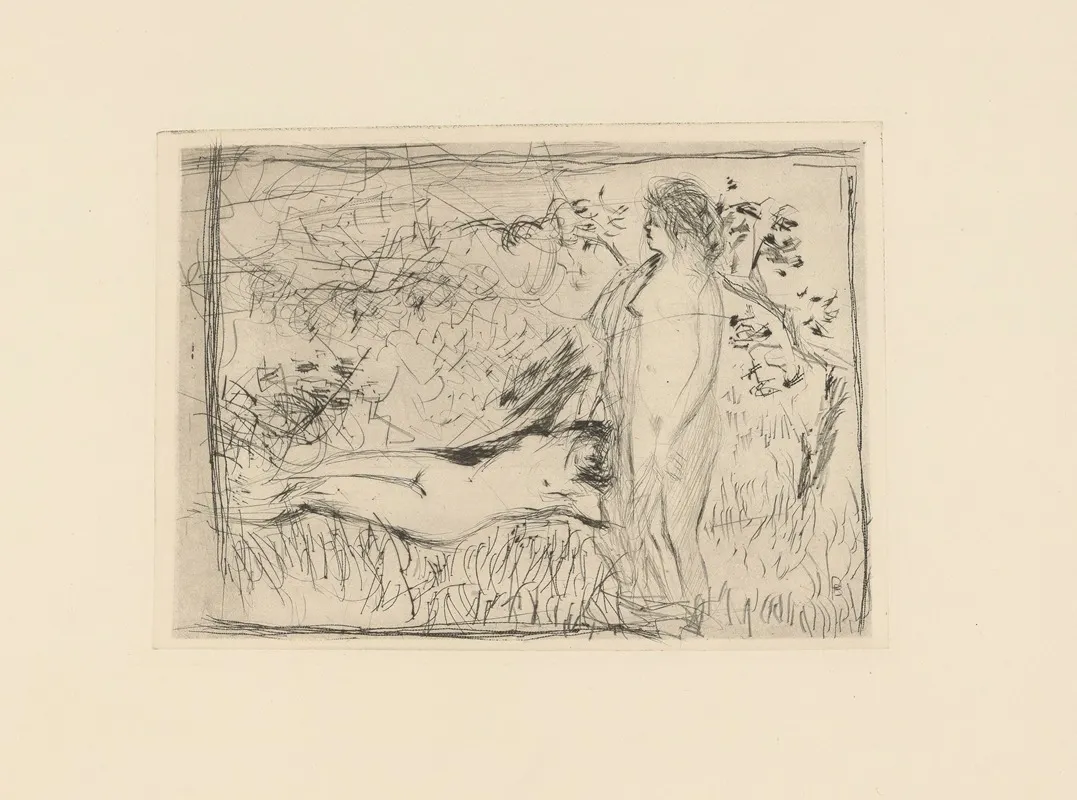 Deux Nus Les Baigneuses