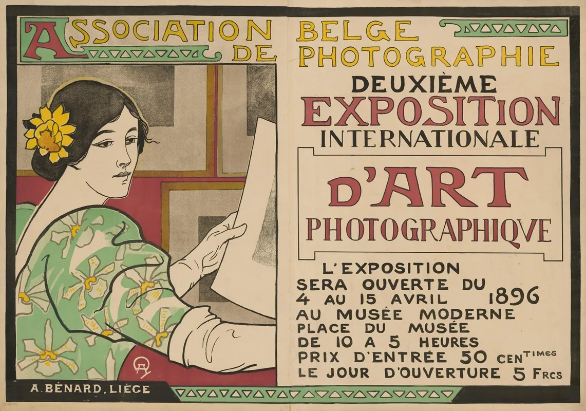Deuxieme Exposition Internationale Dart Photographie Wall Art by Auguste Donnay - High-Resolution Digital Print