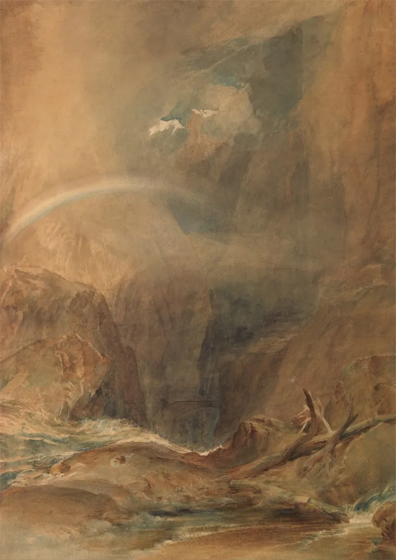 Devils Bridge Saint Gotthards Pass Wall Art by Joseph Mallord William Turner - High-Resolution Digital Print