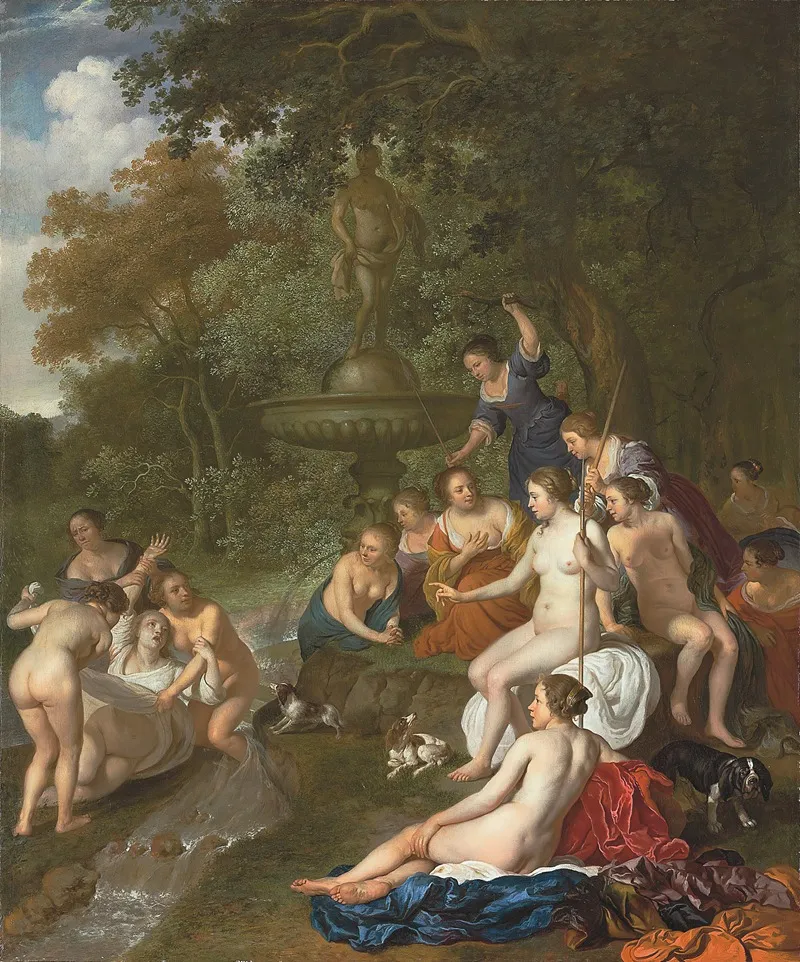 Diana And Callisto 6 Wall Art by Jacob Van Loo - High-Resolution Digital Print