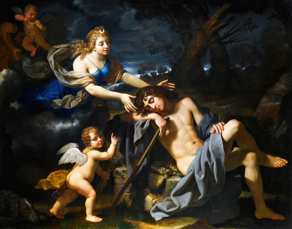 Diana And Endymion 4 Wall Art by Benedetto Gennari The Younger - High-Resolution Digital Print