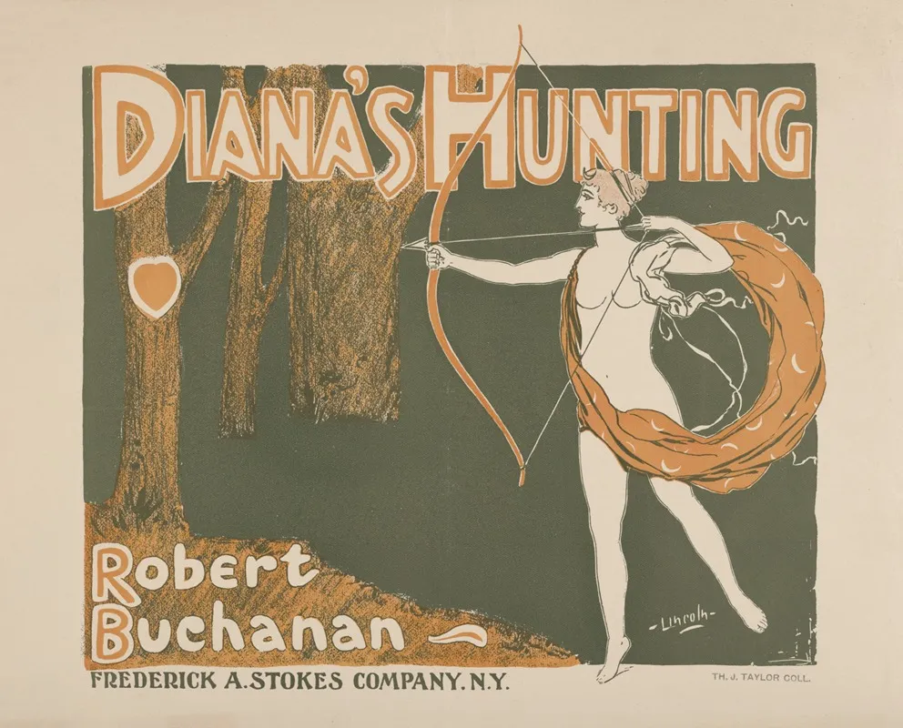 Dianas Hunting Wall Art by A.W.B. Lincoln - High-Resolution Digital Print