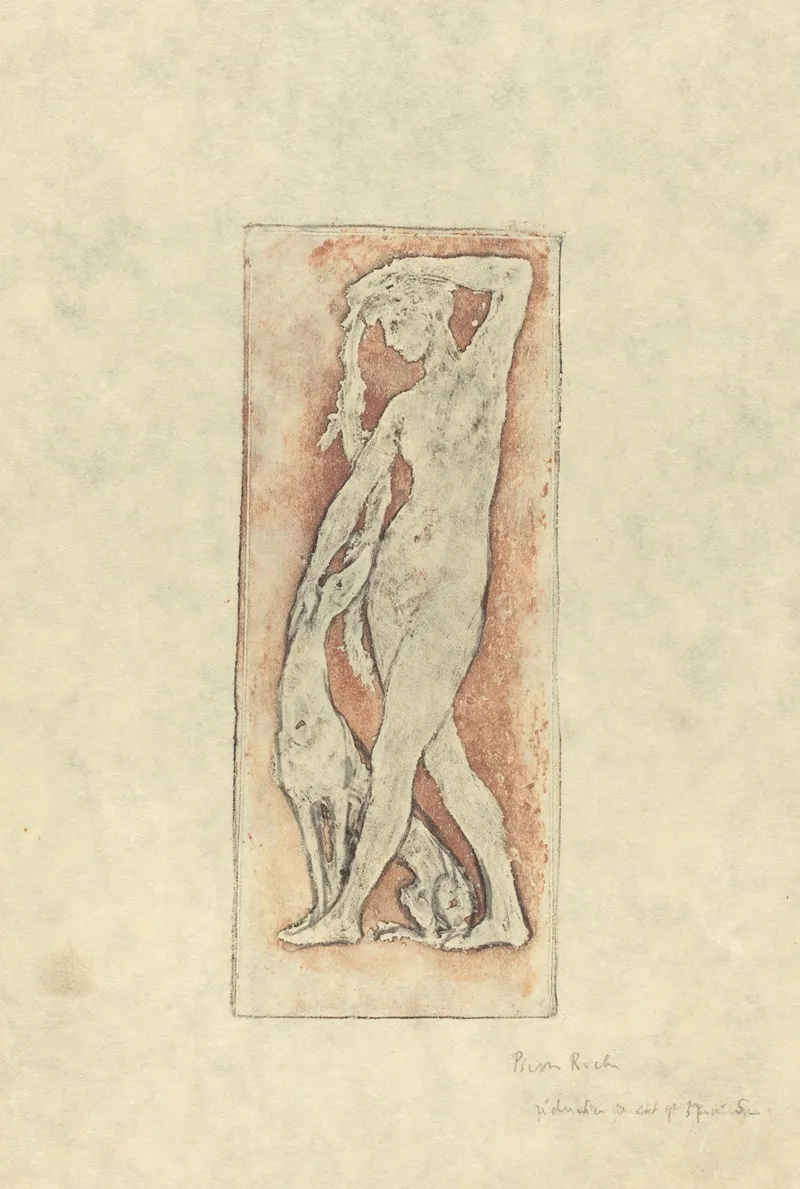Diane Au Levrier Diana And A Greyhound