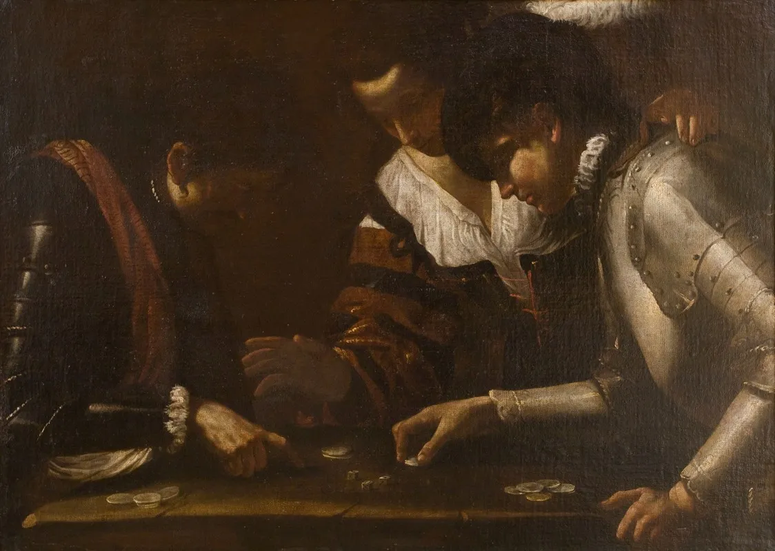 Dice Players Wall Art by Mattia Preti - High-Resolution Digital Print