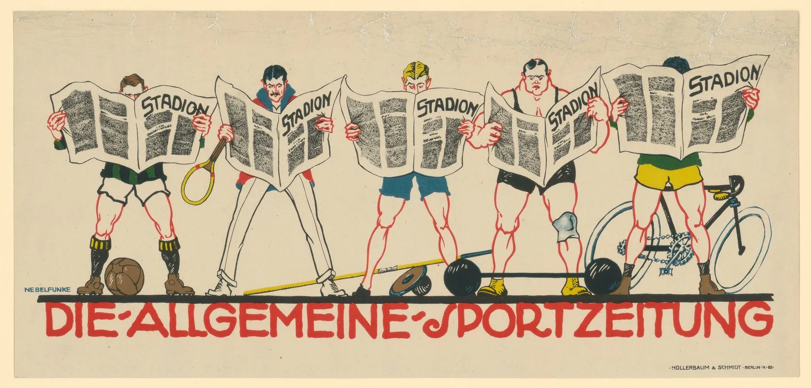 Die Allgemeine Sportzeitung Wall Art by Hollerbaum &amp; Schmidt - High-Resolution Digital Print