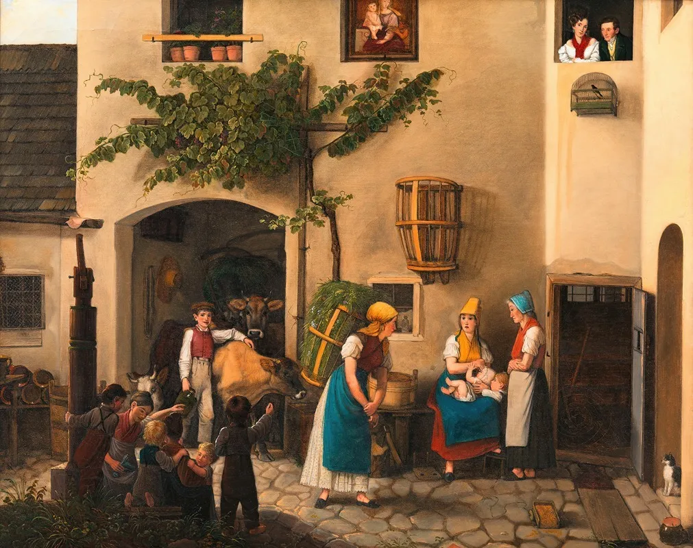 Die Ankunft Vom Felde Wall Art by Michael Neder - High-Resolution Digital Print