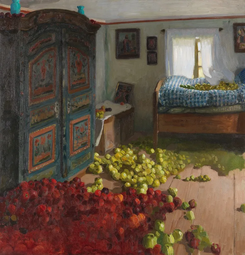 Die Apfelkammer Wall Art by Reinhold Max Eichler - High-Resolution Digital Print