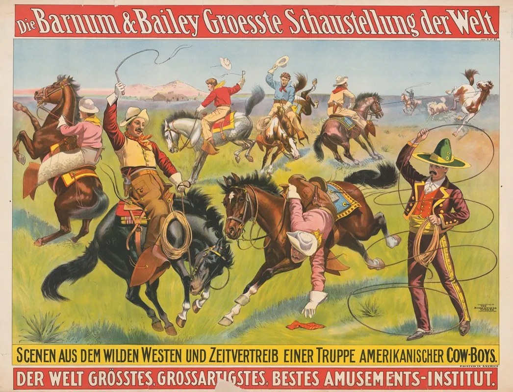 Die Barnum Bailey Groesste Schaustellung Der Welt Der Welt Grosstes Grossartigstes Bestes Amusements Institut