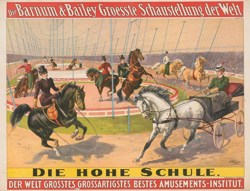 Die Barnum Bailey Groesste Schaustellung Der Welt Die Hohe Schule