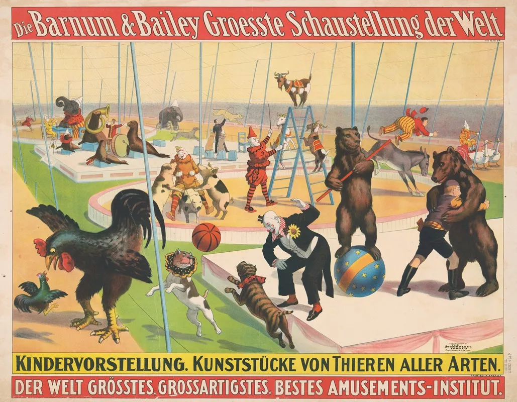 Die Barnum Bailey Groesste Schaustellung Der Welt Kindervorstellung