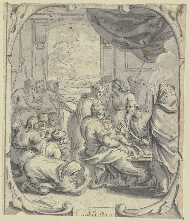 Die Beschneidung Ismaels Wall Art by Johann Jakob von Sandrart - High-Resolution Digital Print