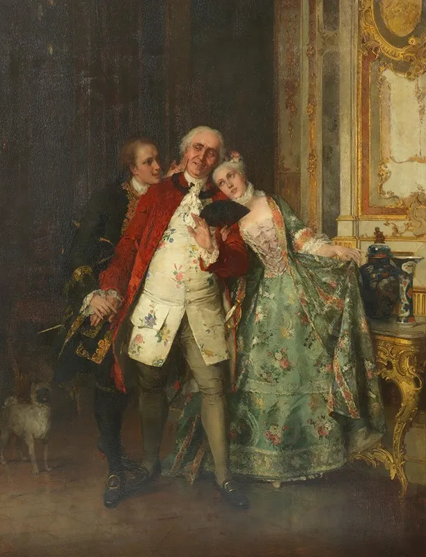 Die Bitte Wall Art by Carl Heinrich Hoff the Elder - High-Resolution Digital Print
