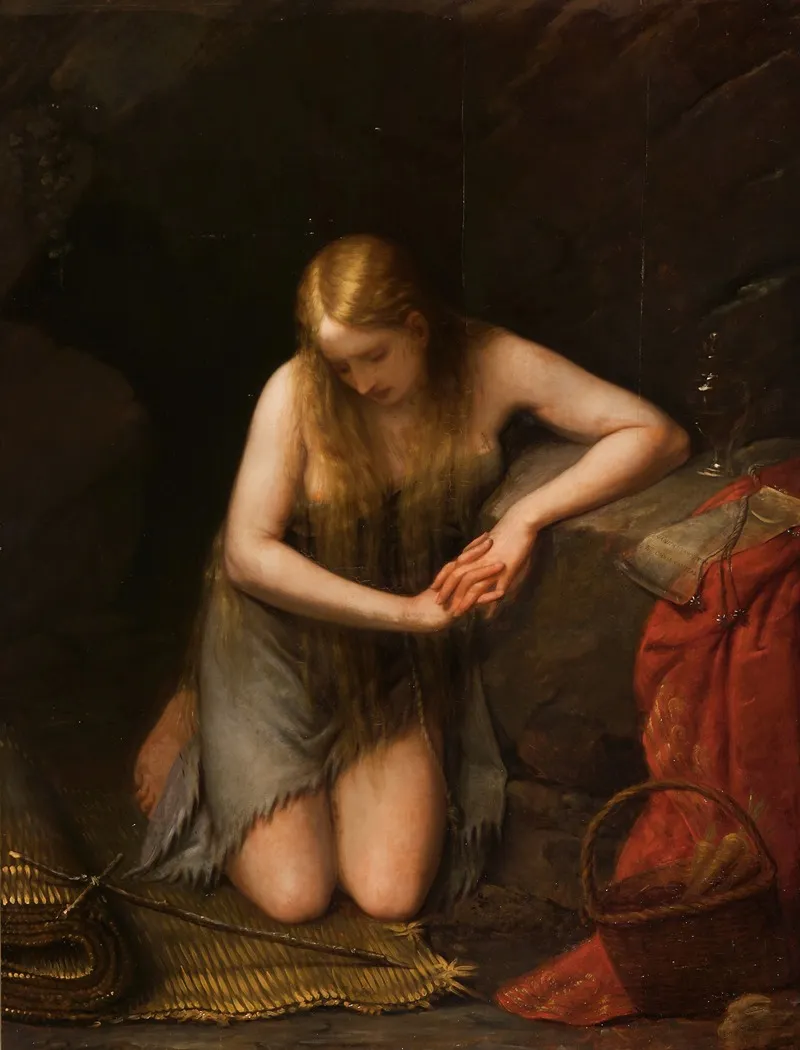 Die Busende Magdalena Wall Art by Natale Schiavone - High-Resolution Digital Print