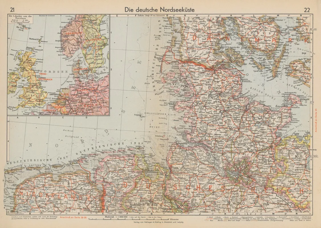 Die Deutsche Nordseekuste Wall Art by Wolfgang Preuss - High-Resolution Digital Print
