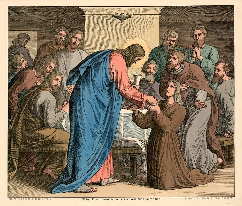 Die Einsetzung Des Heil Abendmahls The Institution Of Holy Communion