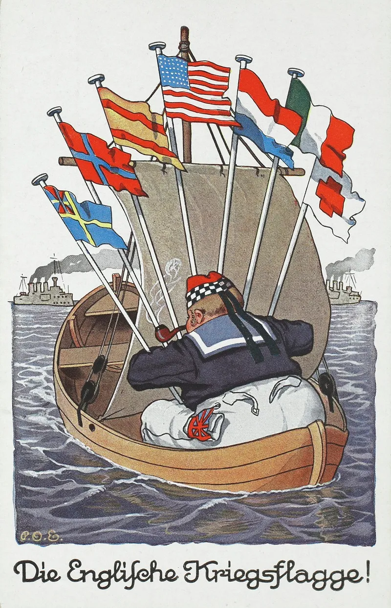 Die Englische Kriegsflagge Wall Art by Paul Otto Engelhard - High-Resolution Digital Print