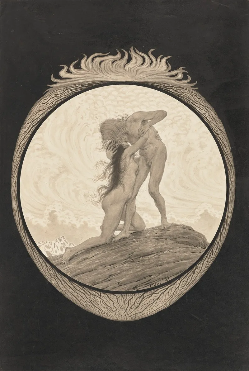 Die Erde The Earth Wall Art by Hugo Höppener (Fidus) - High-Resolution Digital Print