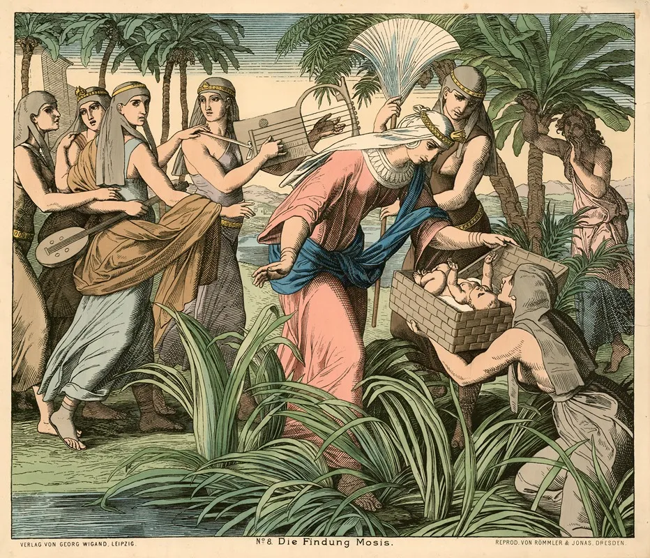 Die Findung Mosis Moses Found In An Ark