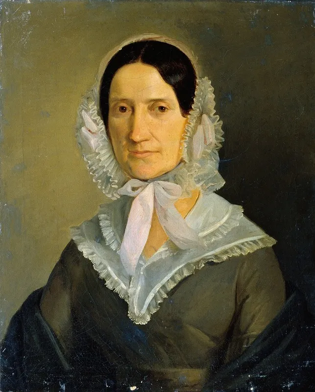 Die Frau Des Uhrmachers Hasslwander Wall Art by Joseph Hasslwander - High-Resolution Digital Print