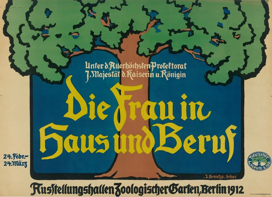 Die Frau In Haus Und Beruf Wall Art by Ilse Schütze-Schur - High-Resolution Digital Print