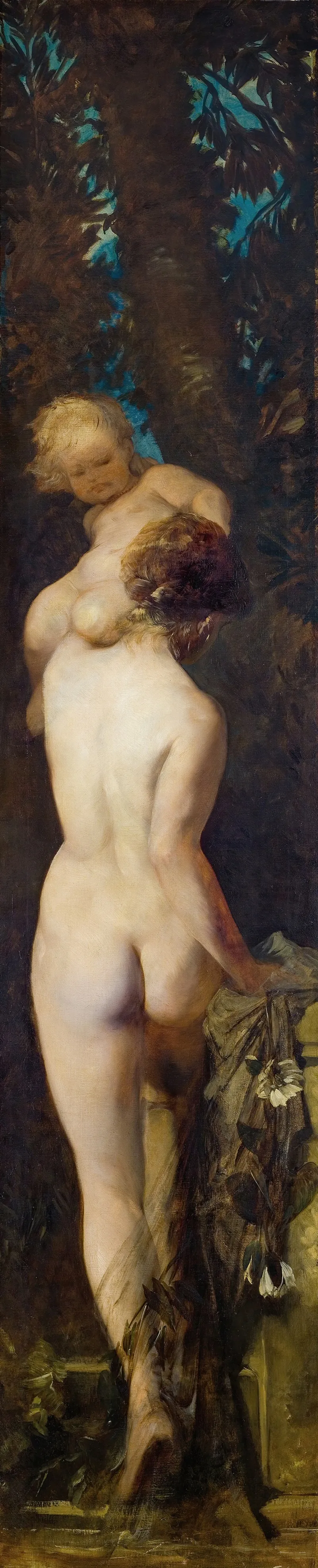 Die Funf Sinnedas Gefuhl Wall Art by Hans Makart - High-Resolution Digital Print