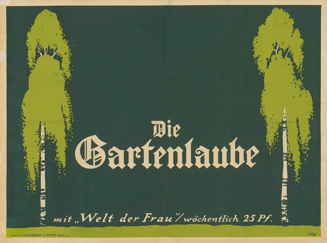 Die Gartenlaube Wall Art by Karl Schnebel - High-Resolution Digital Print