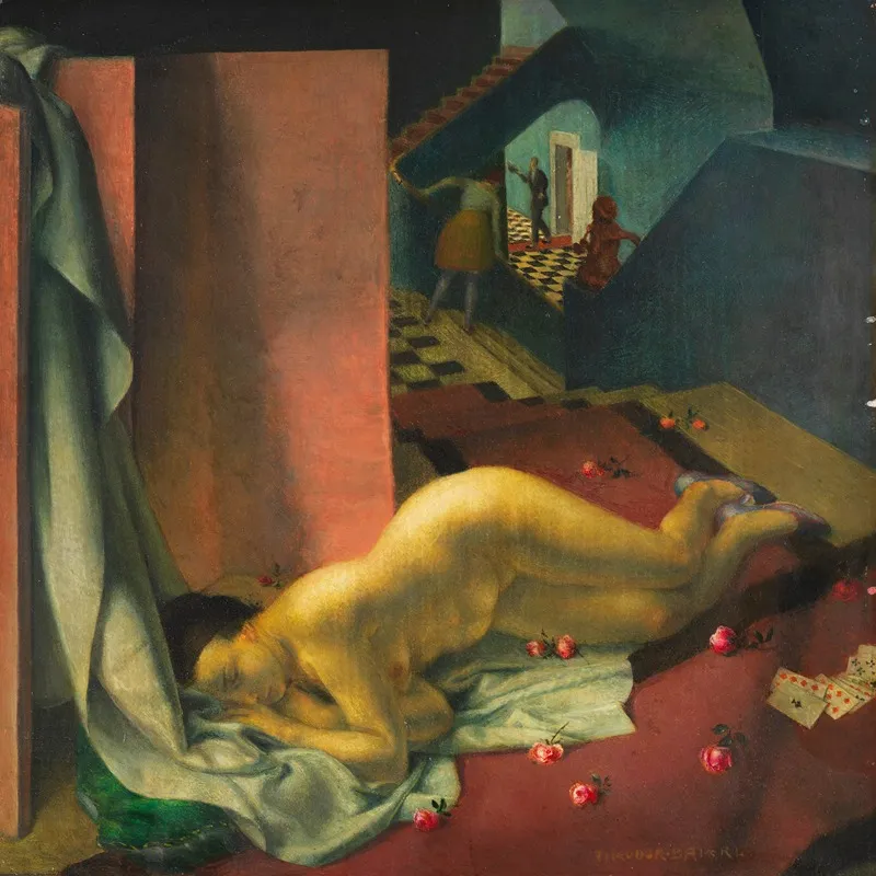 Die Gefeierte Wall Art by Theodor Baierl - High-Resolution Digital Print