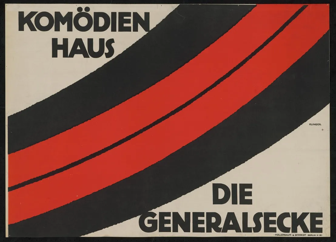 Die Generalsecke Auffuhrung Im Komodienhaus Wall Art by Julius Klinger - High-Resolution Digital Print