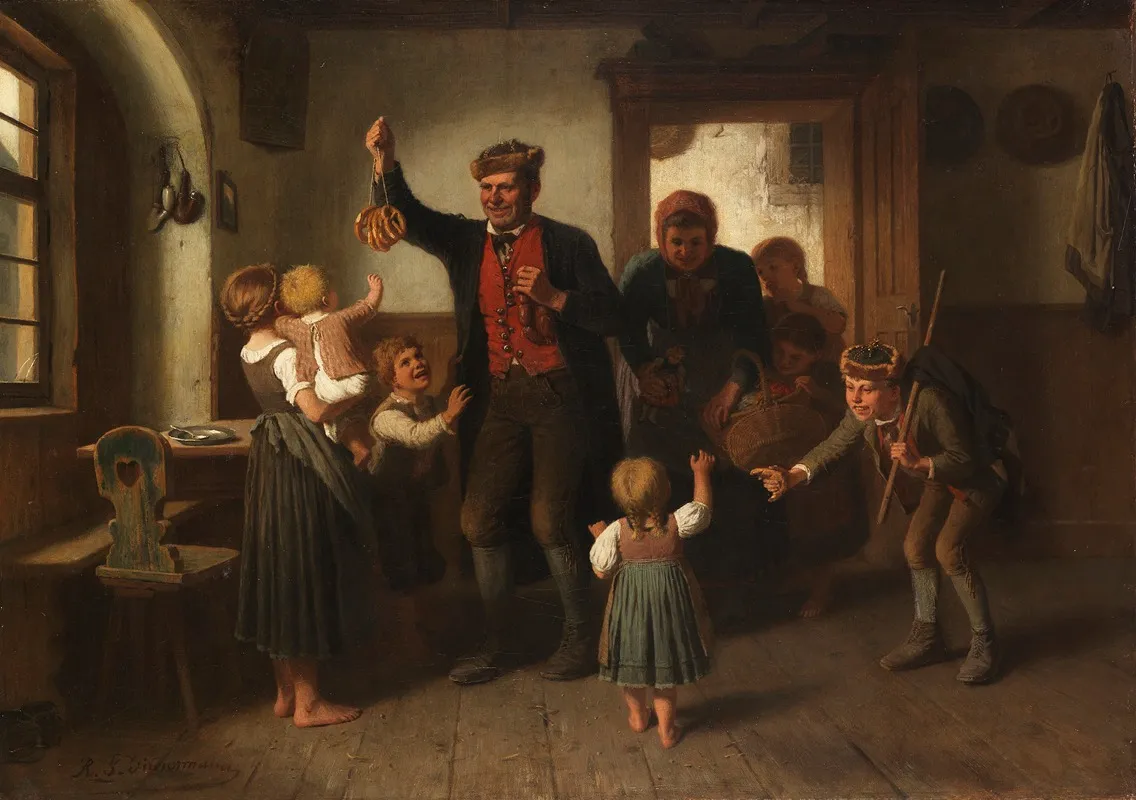Die Grose Wiedersehensfreude Wall Art by Reinhard Sebastian Zimmermann - High-Resolution Digital Print