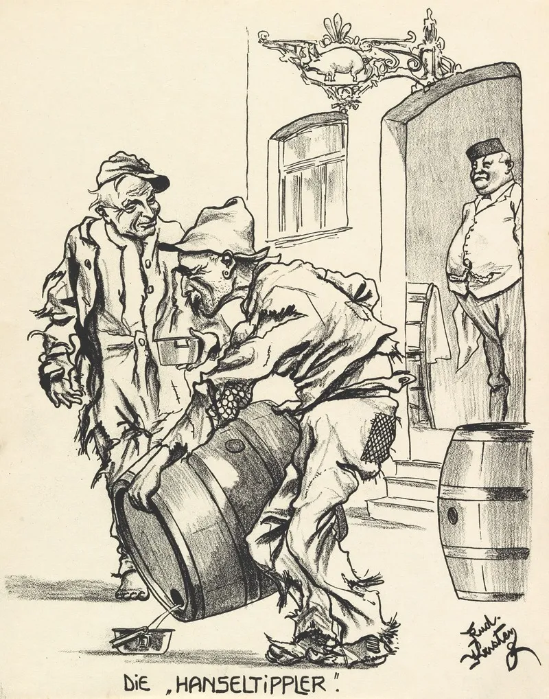 Die Hanseltippler Wall Art by Rudolf Kristen - High-Resolution Digital Print