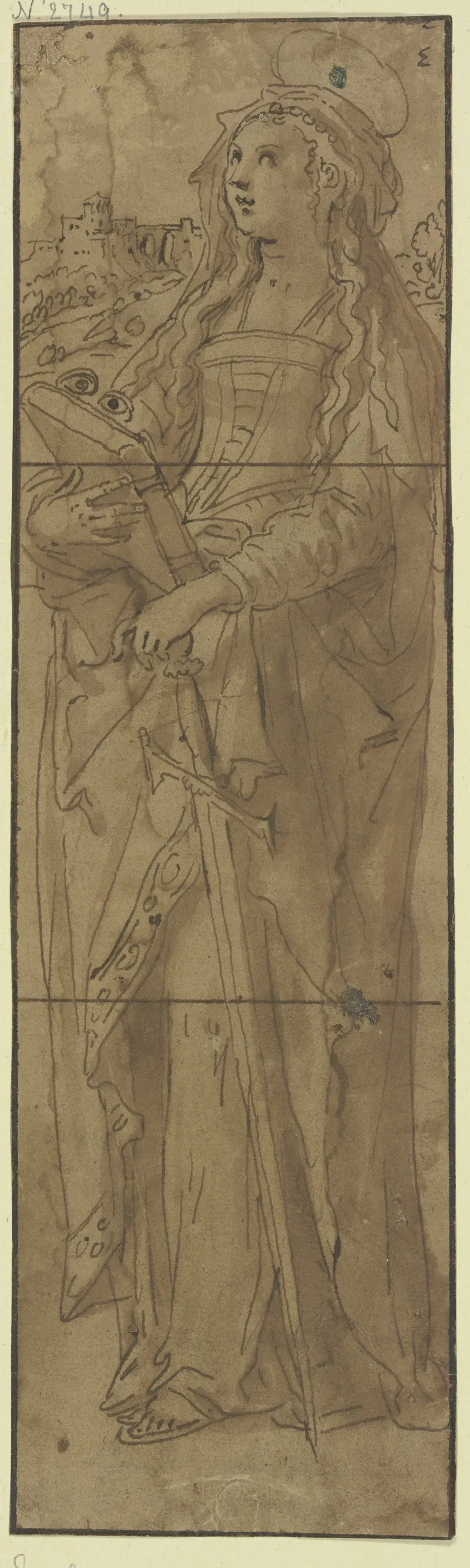 Die Heilige Barbara Oder Katharina Von Alexandria