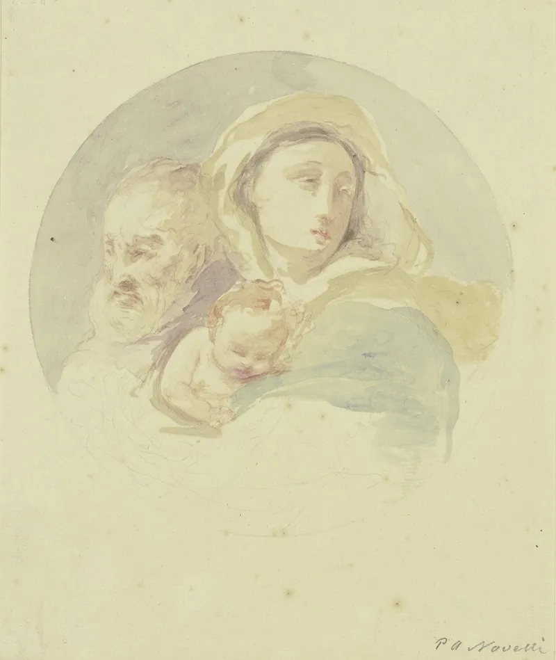 Die Heilige Familie Im Rund