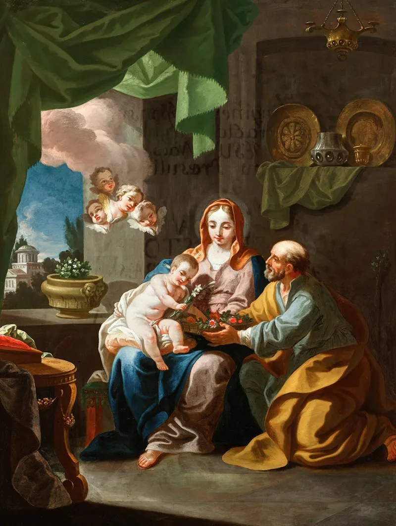 Die Heilige Familie Wall Art by Daniel Gran - High-Resolution Digital Print
