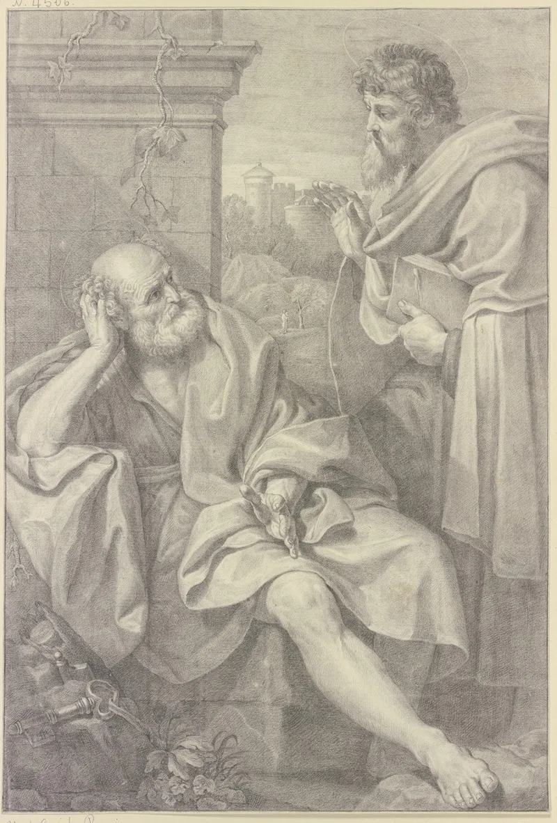 Die Heiligen Petrus Und Paulus Wall Art by Jan Frederik Schierecke - High-Resolution Digital Print