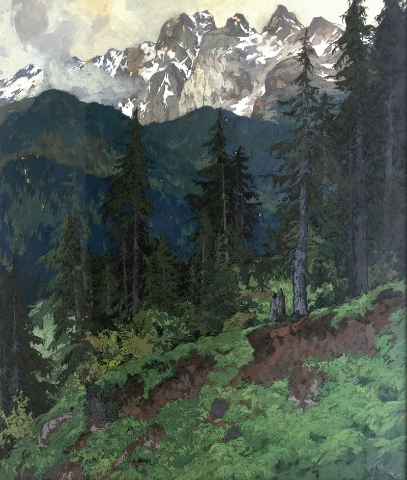 Die Hohe Tatra Slowakei Wall Art by Hugo Hodiener - High-Resolution Digital Print