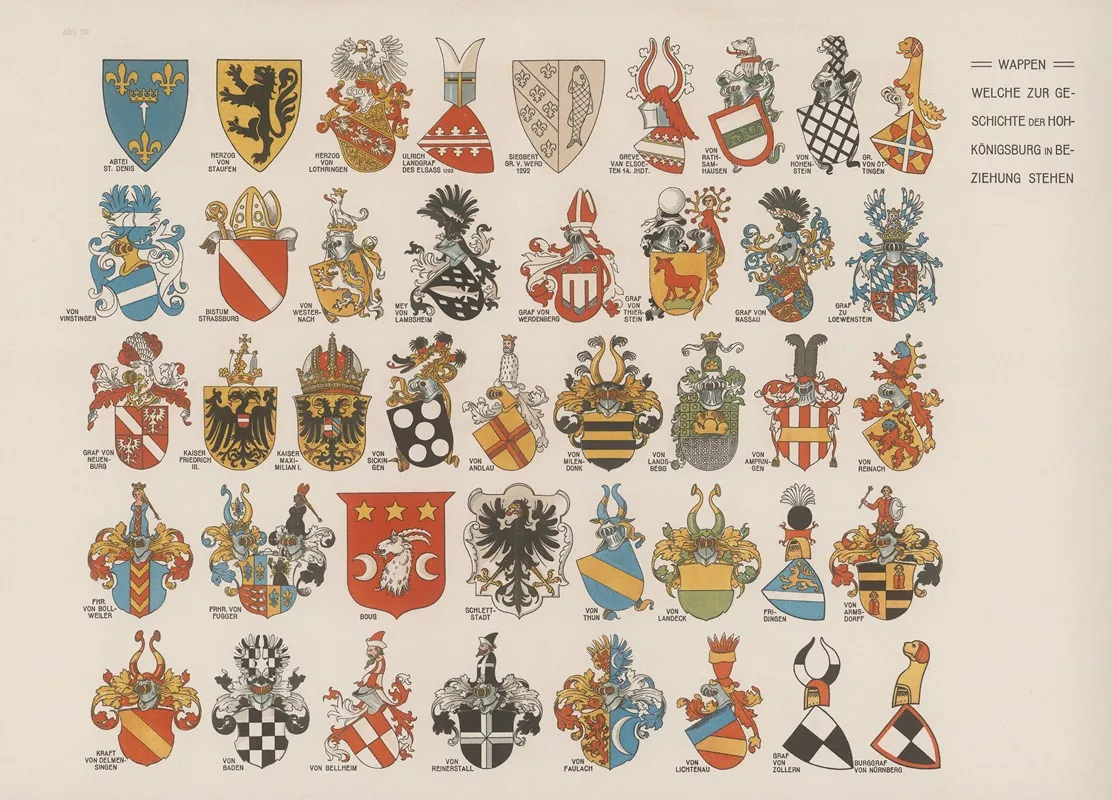Die Hohkonigsburg Im Elsass Baugeschichtliche Untersuchung Und Bericht Uber Die Wiederherstellung 2 Wall Art by Bodo Ebhardt - High-Resolution Digital Print