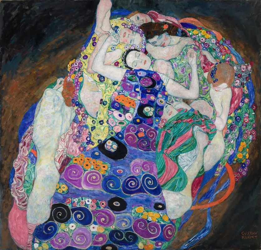 Die Jungfrau The Virgin Wall Art by Gustav Klimt - High-Resolution Digital Print