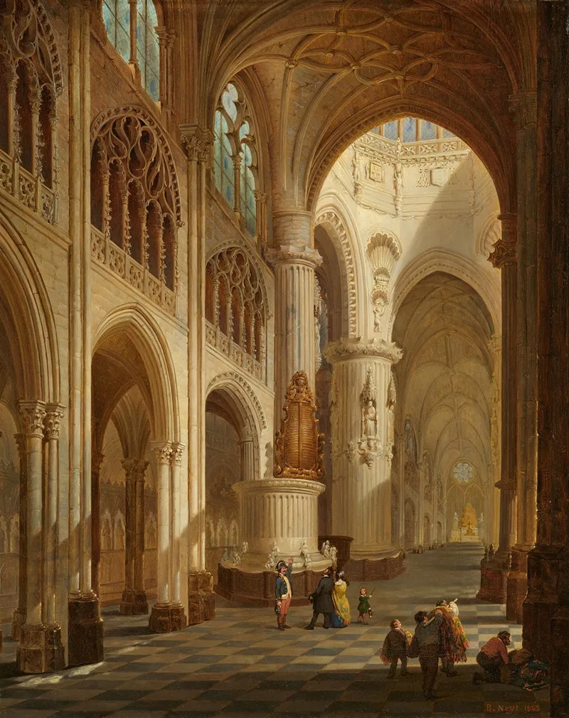 Die Kathedrale Von Burgos Wall Art by Bernard Neyt - High-Resolution Digital Print