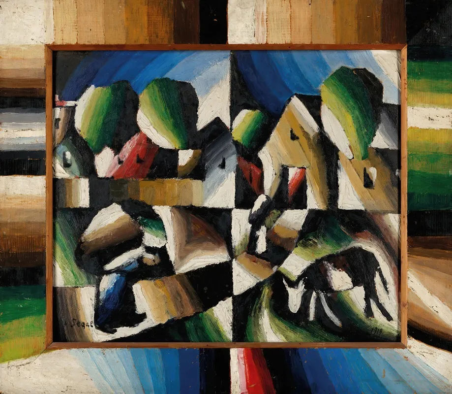 Die Lasttragerinnen Wall Art by Arthur Segal - High-Resolution Digital Print