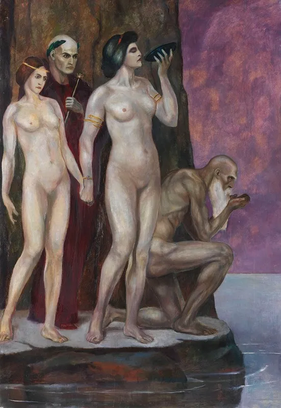 Die Lauterung Wall Art by Arnold Frédéric Rechberg - High-Resolution Digital Print
