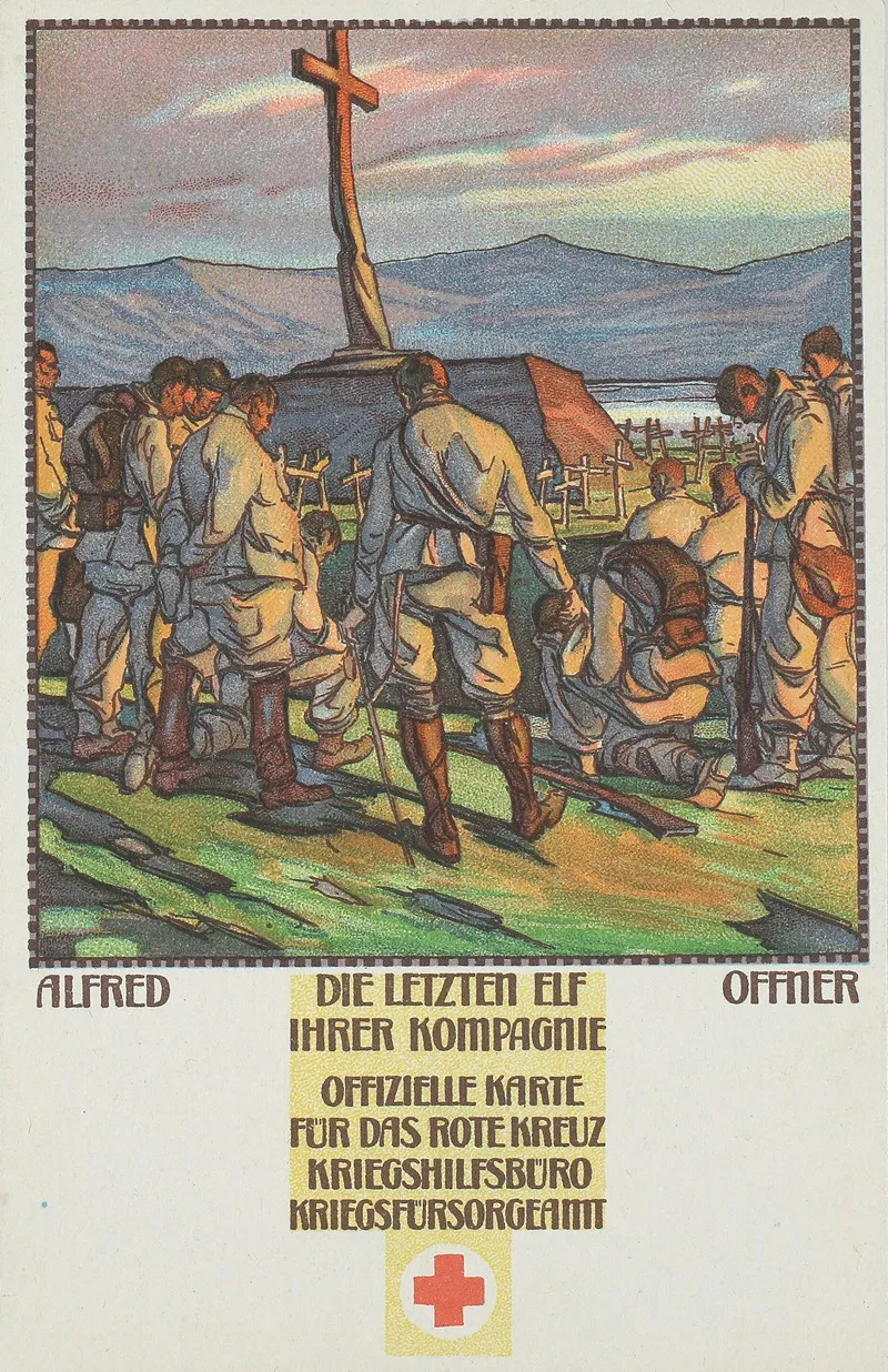 Die Letzten Elf Ihrer Kompagnie Wall Art by Alfred Offner - High-Resolution Digital Print
