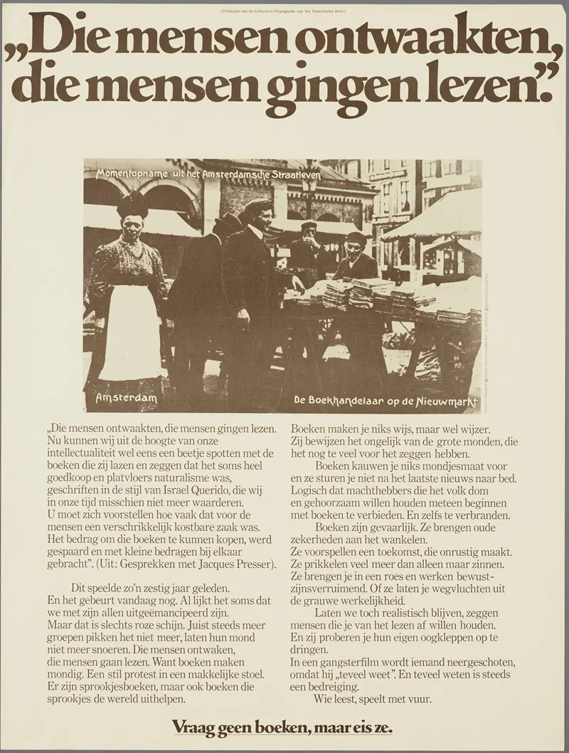Die Mensen Ontwaakten Die Mensen Gingen Lezen Wall Art by Bosch & Keunig - High-Resolution Digital Print