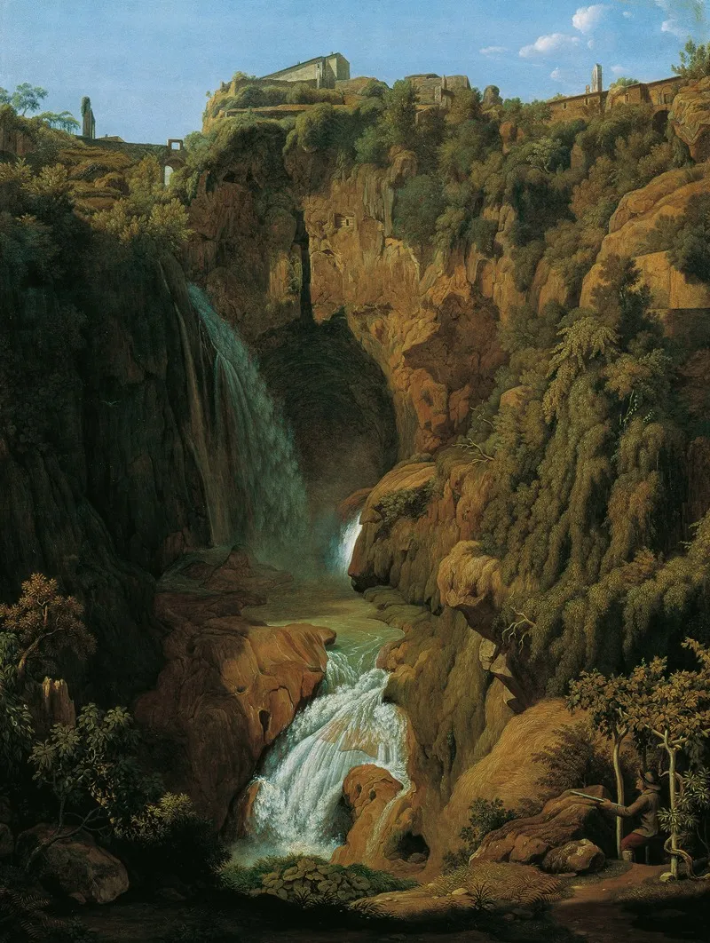 Die Neptungrotte Wasserfall Bei Tivoli
