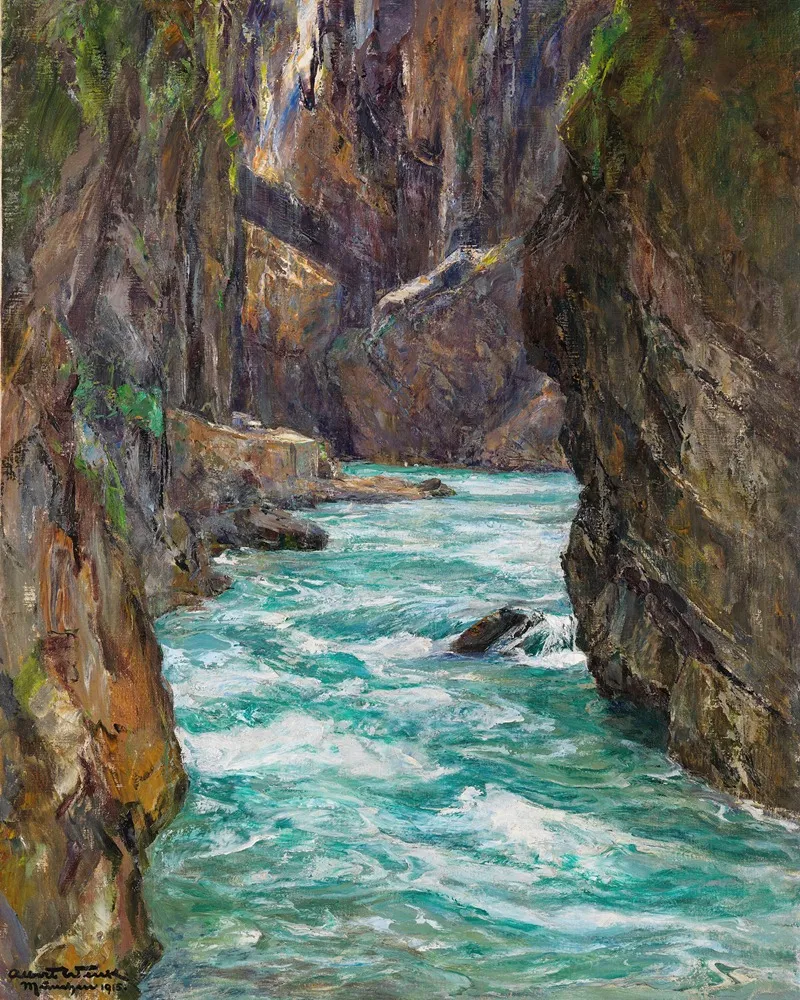 Die Partnachklamm Bei Partenkirchen