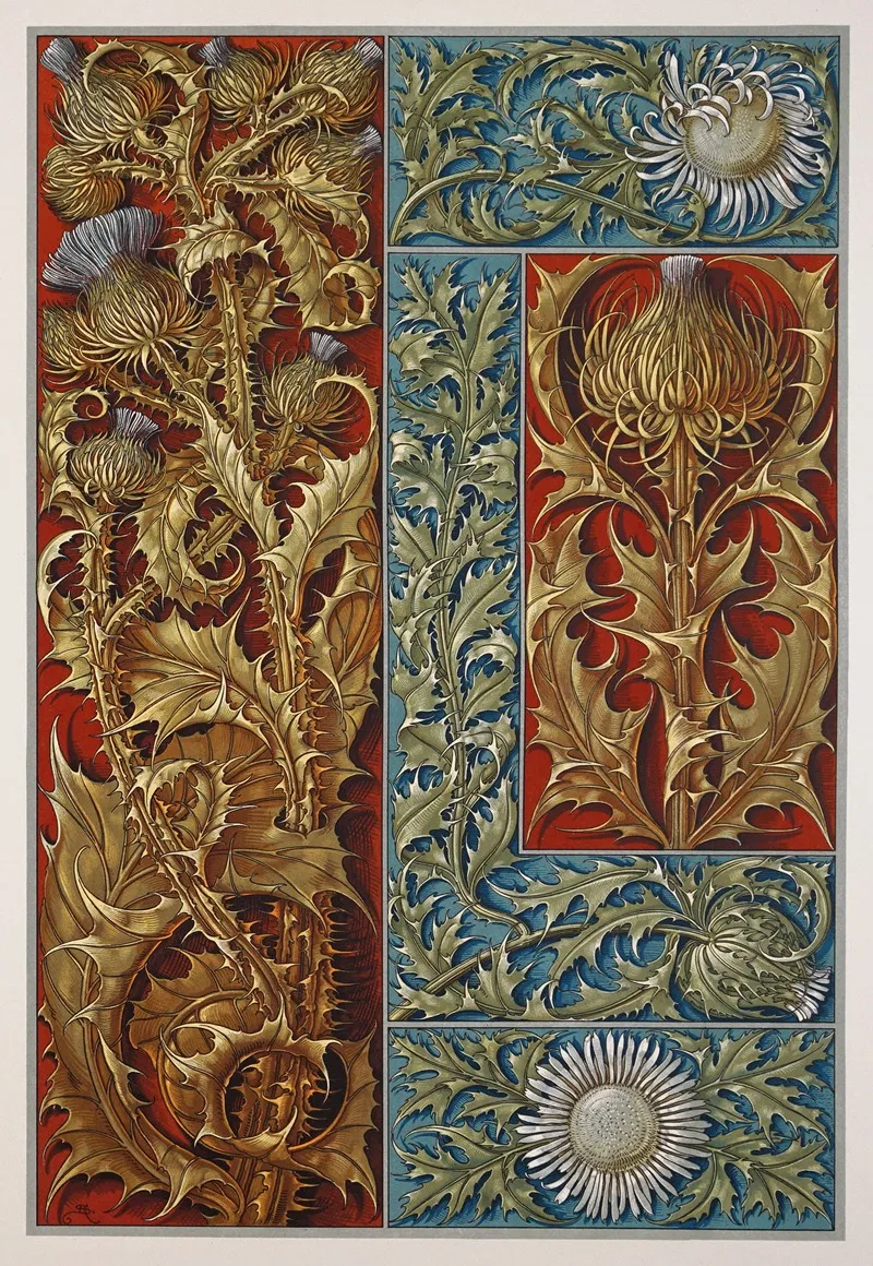 Die Pflanze In Kunst Und Gewerbe Pl 002