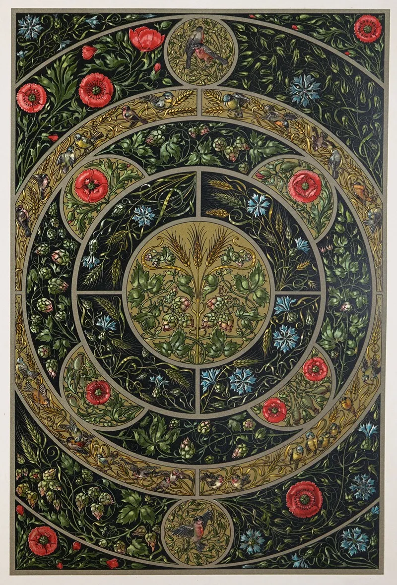 Die Pflanze In Kunst Und Gewerbe Pl 009