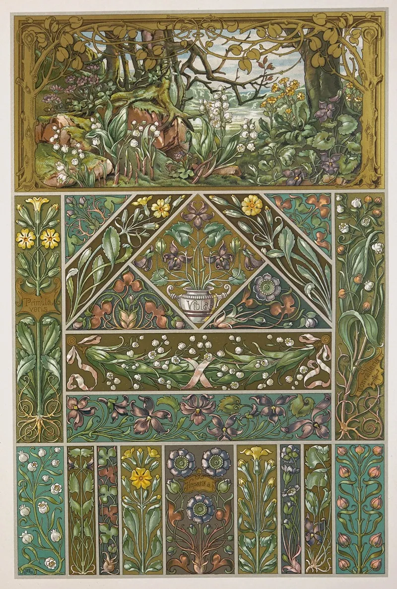 Die Pflanze In Kunst Und Gewerbe Pl 015
